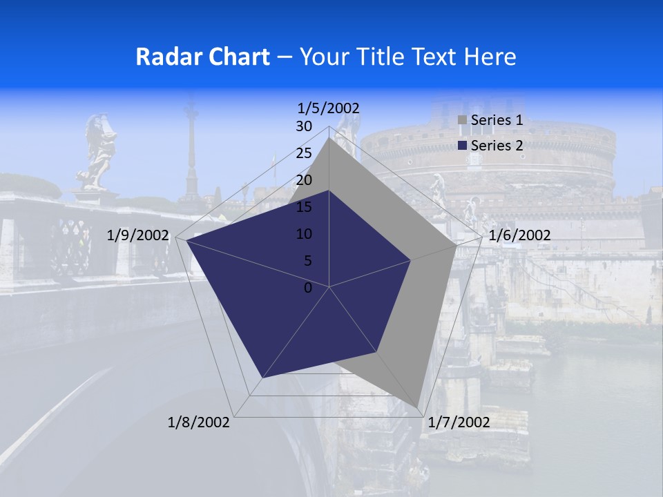 Ancient Monument Statue PowerPoint Template