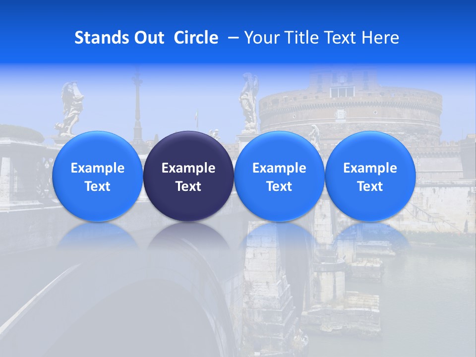 Ancient Monument Statue PowerPoint Template