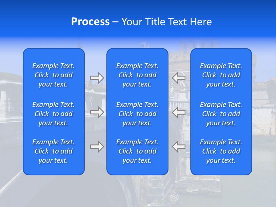 Ancient Monument Statue PowerPoint Template