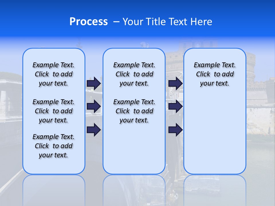 Ancient Monument Statue PowerPoint Template