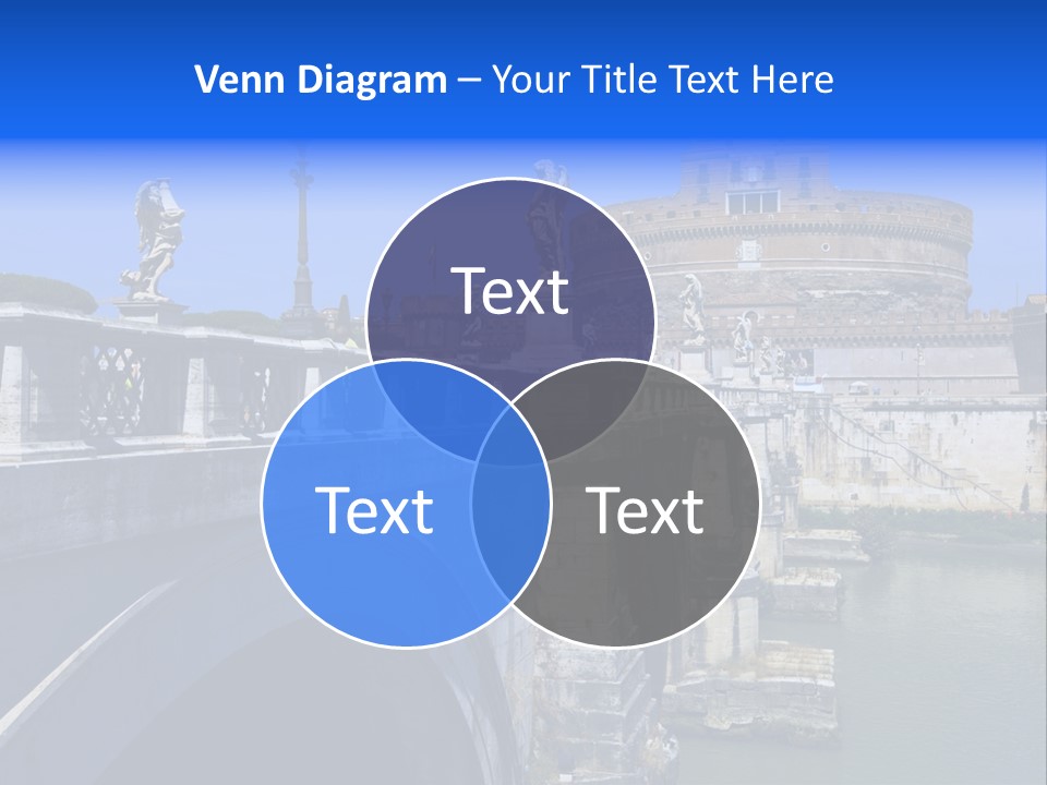 Ancient Monument Statue PowerPoint Template