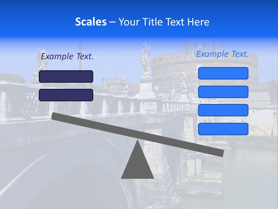 Ancient Monument Statue PowerPoint Template