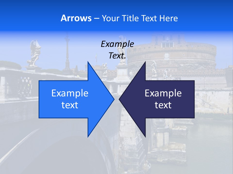Ancient Monument Statue PowerPoint Template