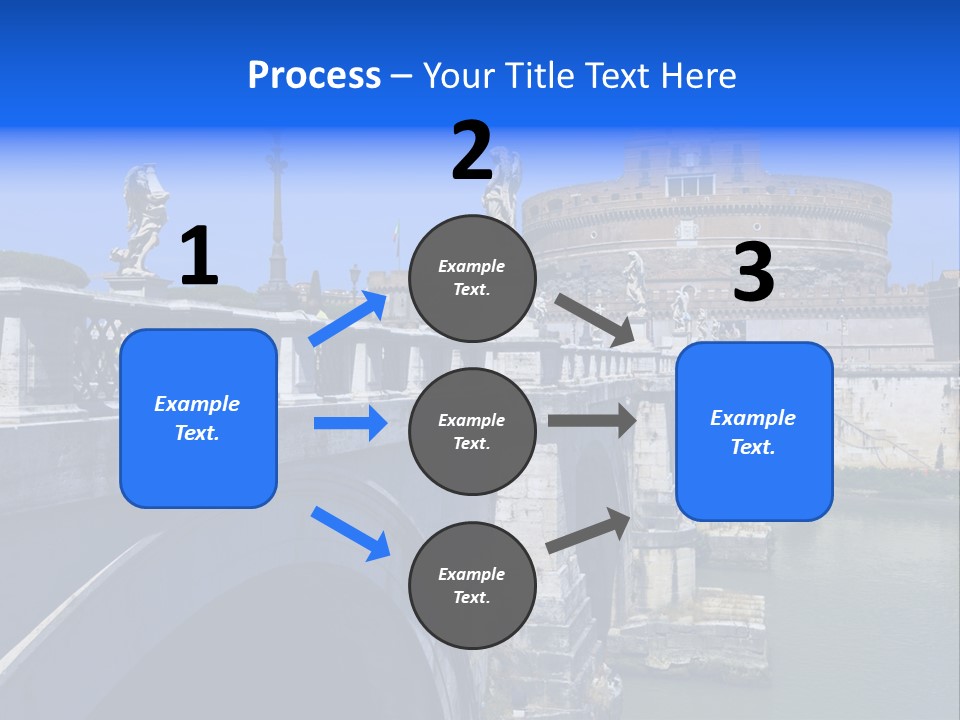Ancient Monument Statue PowerPoint Template