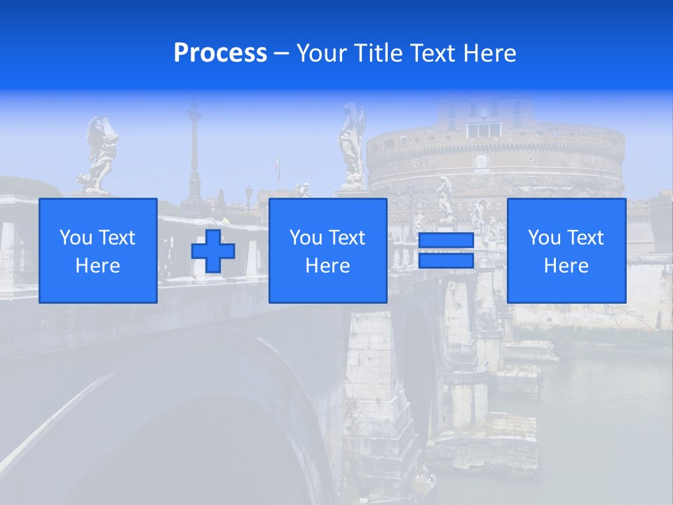 Ancient Monument Statue PowerPoint Template