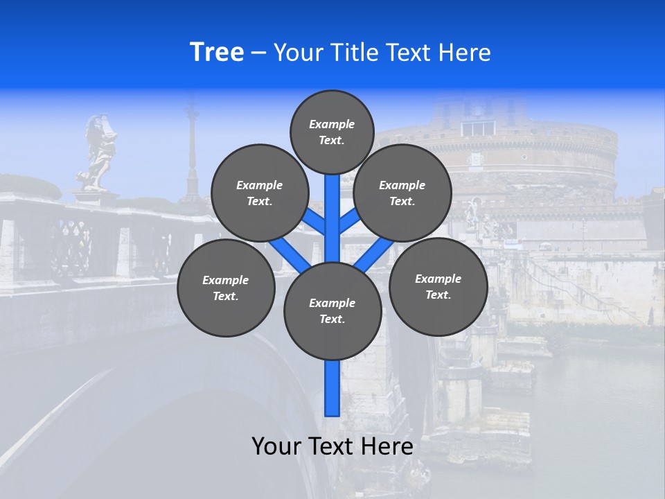 Ancient Monument Statue PowerPoint Template