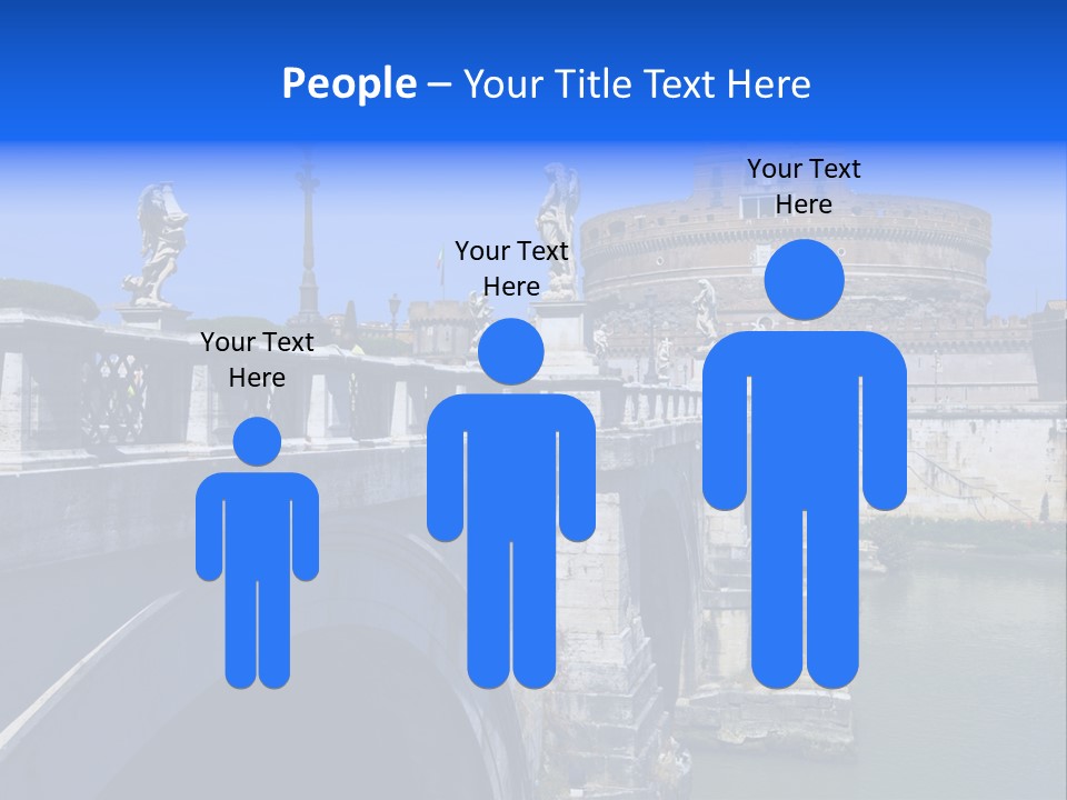 Ancient Monument Statue PowerPoint Template