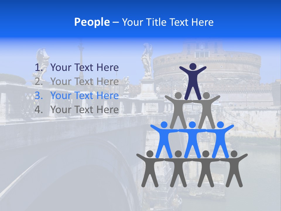 Ancient Monument Statue PowerPoint Template