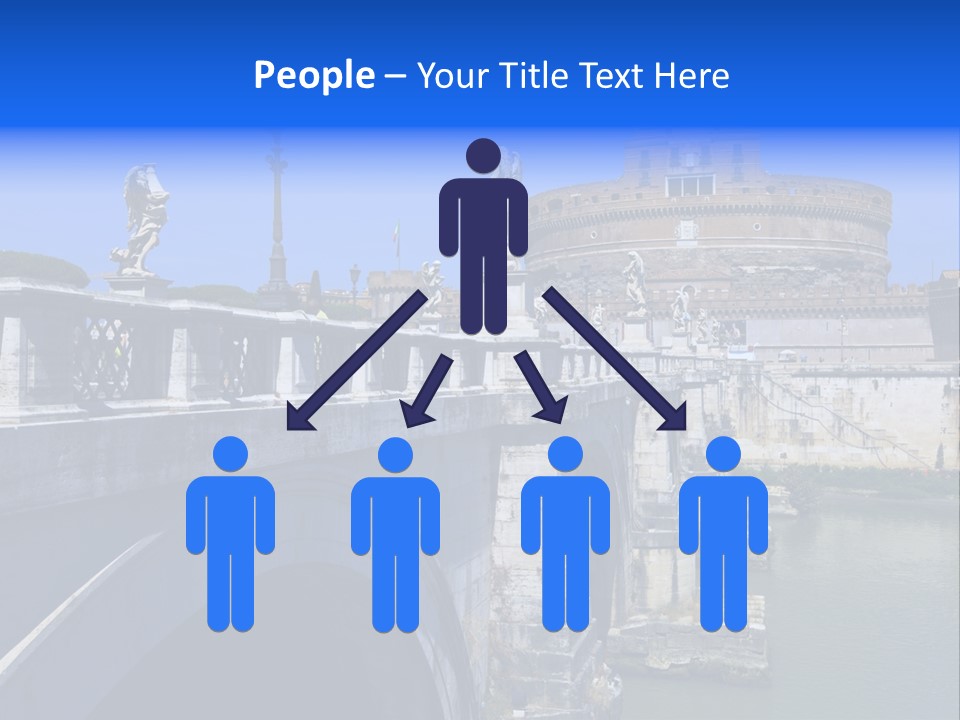 Ancient Monument Statue PowerPoint Template