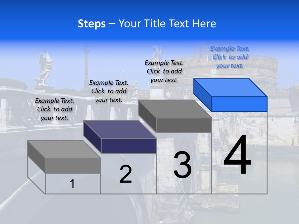 Ancient Monument Statue PowerPoint Template
