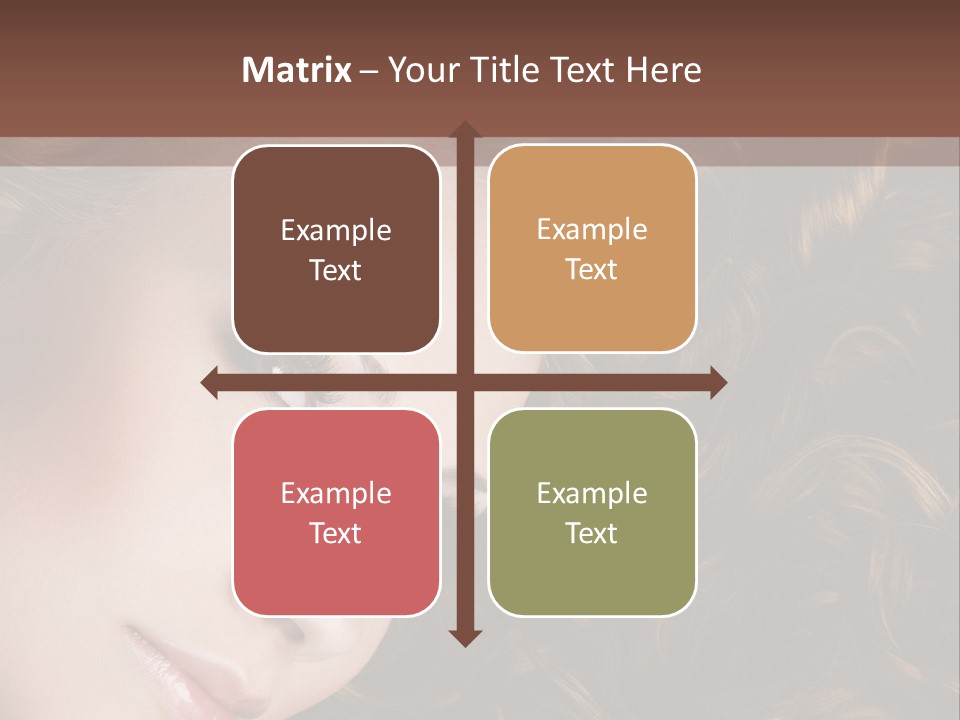 Brown Eyes Long PowerPoint Template