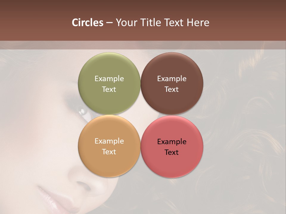 Brown Eyes Long PowerPoint Template