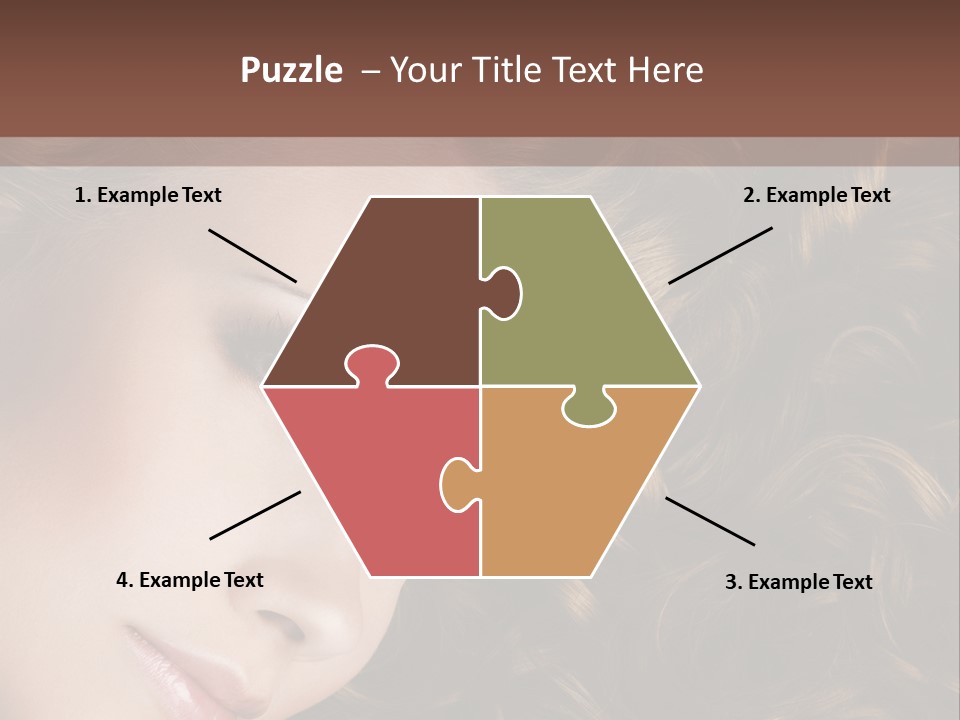 Brown Eyes Long PowerPoint Template