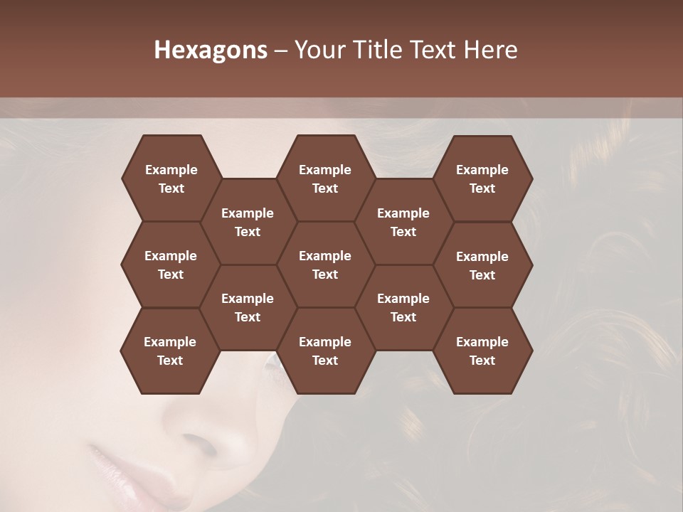 Brown Eyes Long PowerPoint Template