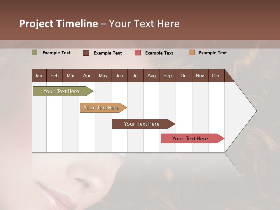 Brown Eyes Long PowerPoint Template