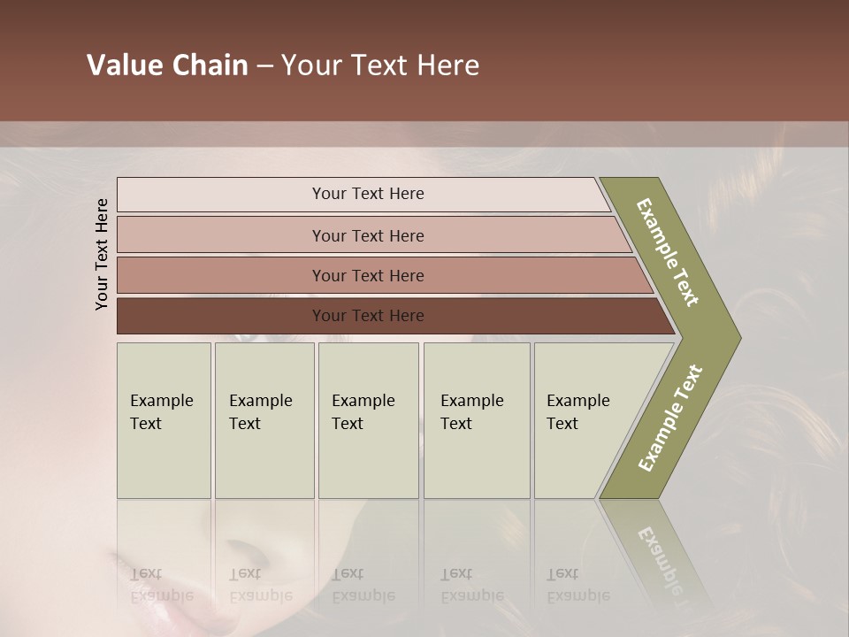 Brown Eyes Long PowerPoint Template