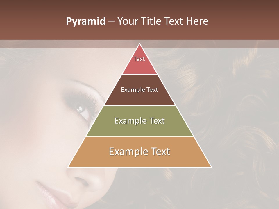 Brown Eyes Long PowerPoint Template