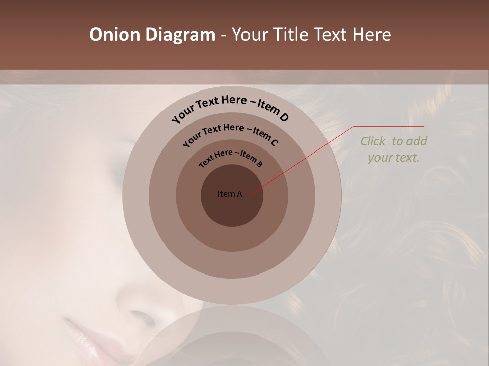 Brown Eyes Long PowerPoint Template
