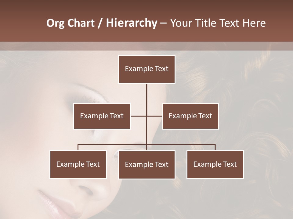 Brown Eyes Long PowerPoint Template