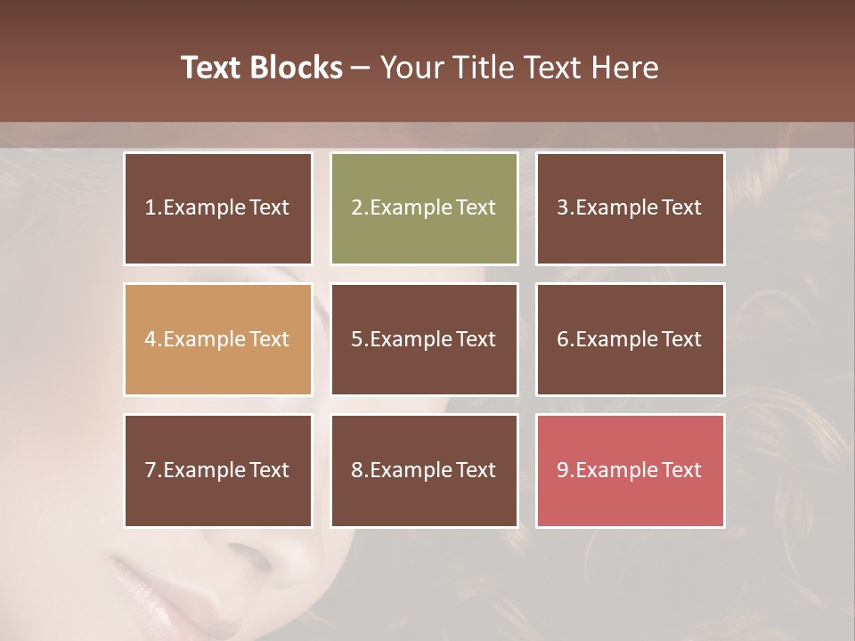 Brown Eyes Long PowerPoint Template