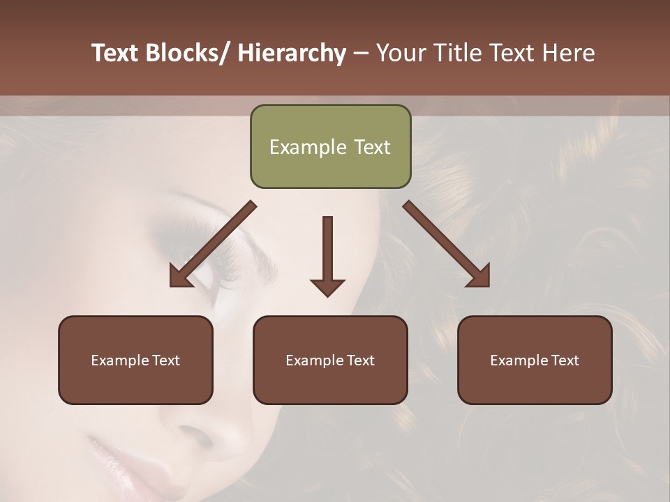 Brown Eyes Long PowerPoint Template