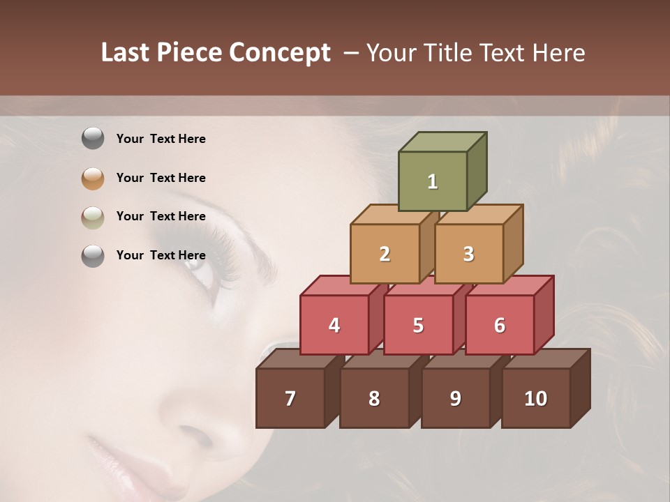 Brown Eyes Long PowerPoint Template