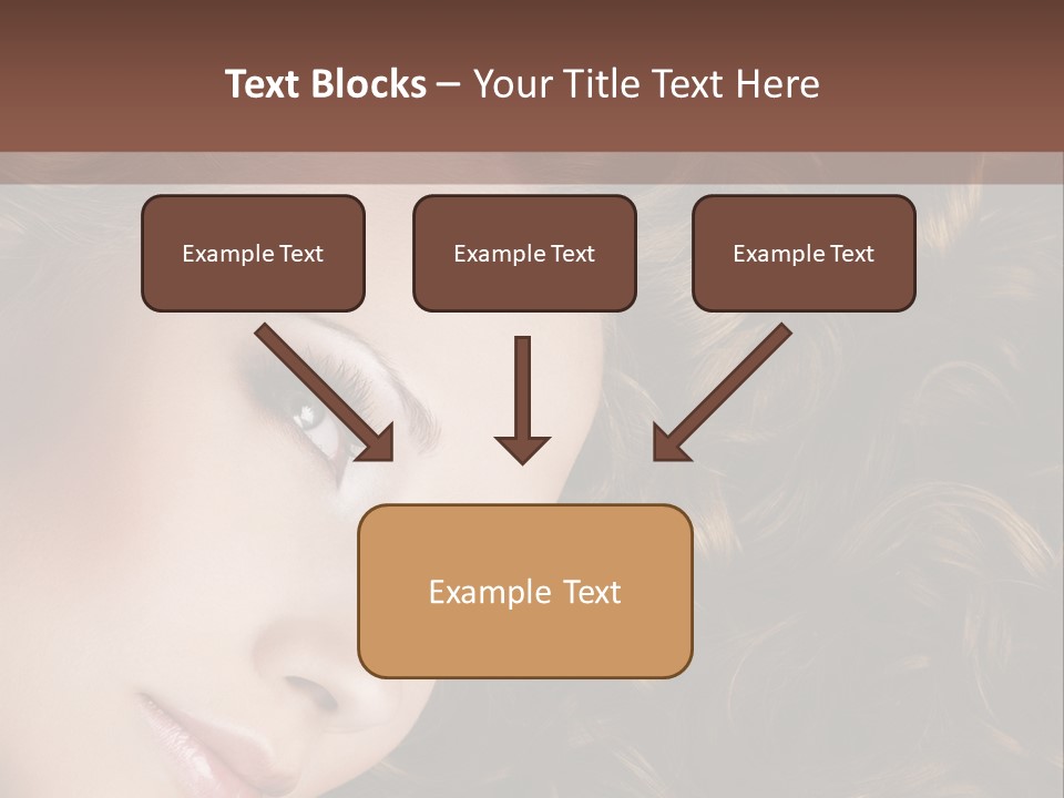 Brown Eyes Long PowerPoint Template