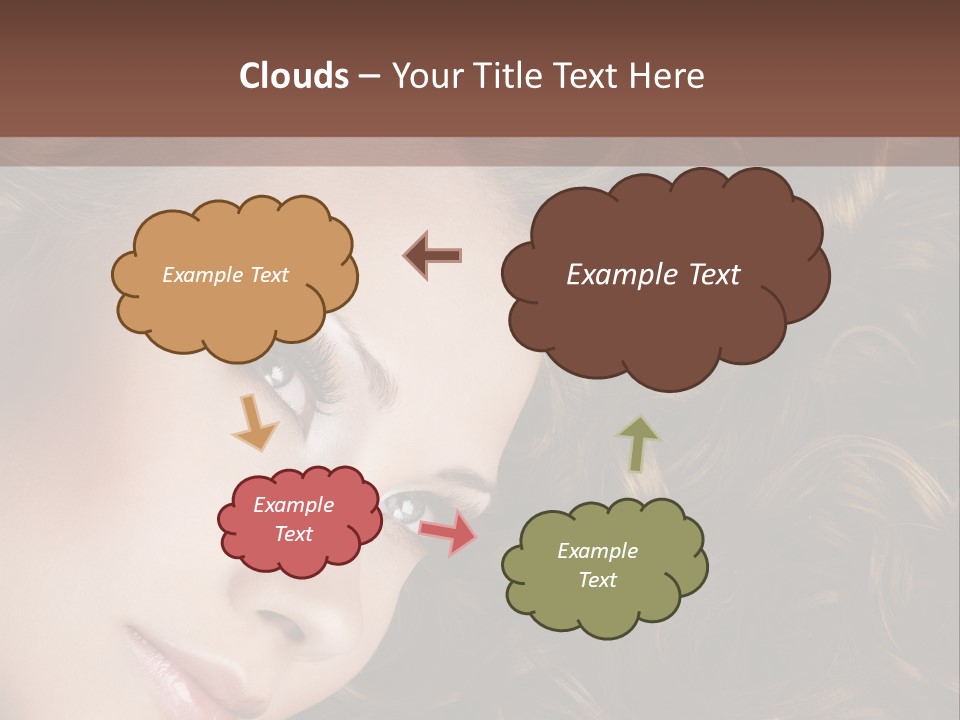 Brown Eyes Long PowerPoint Template