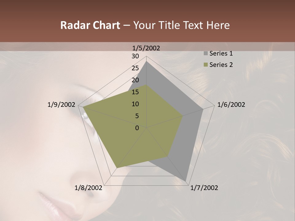 Brown Eyes Long PowerPoint Template