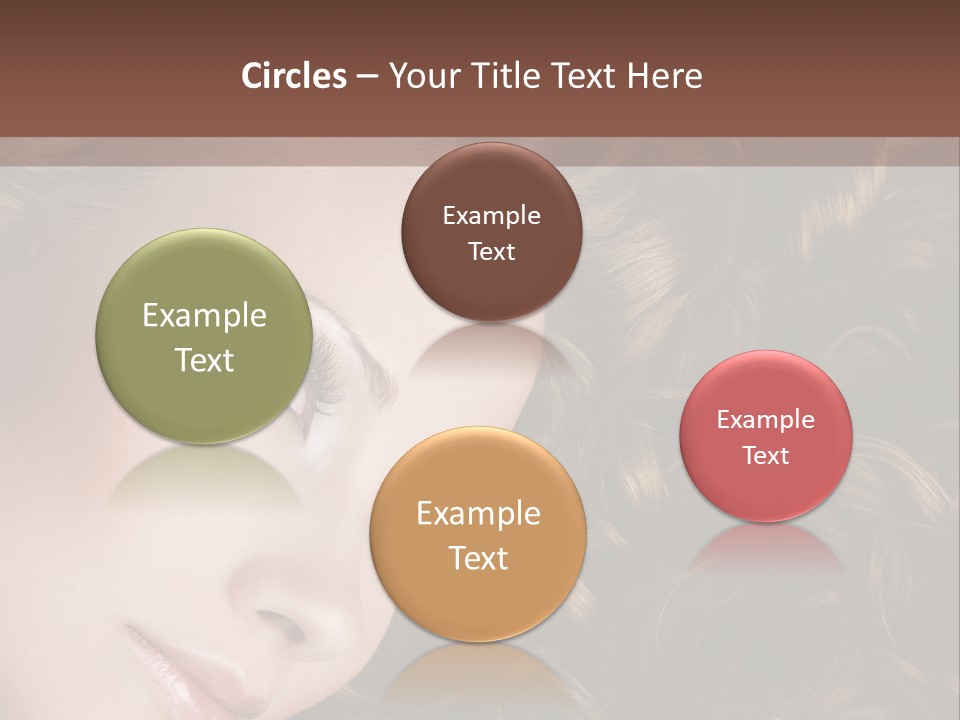 Brown Eyes Long PowerPoint Template