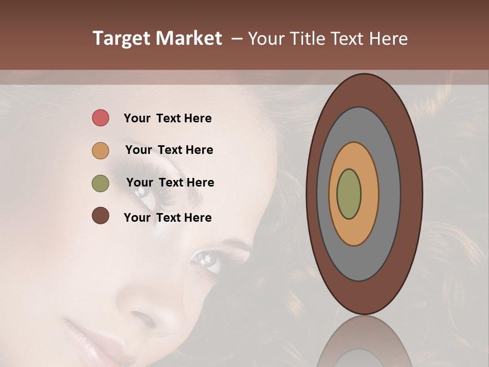 Brown Eyes Long PowerPoint Template