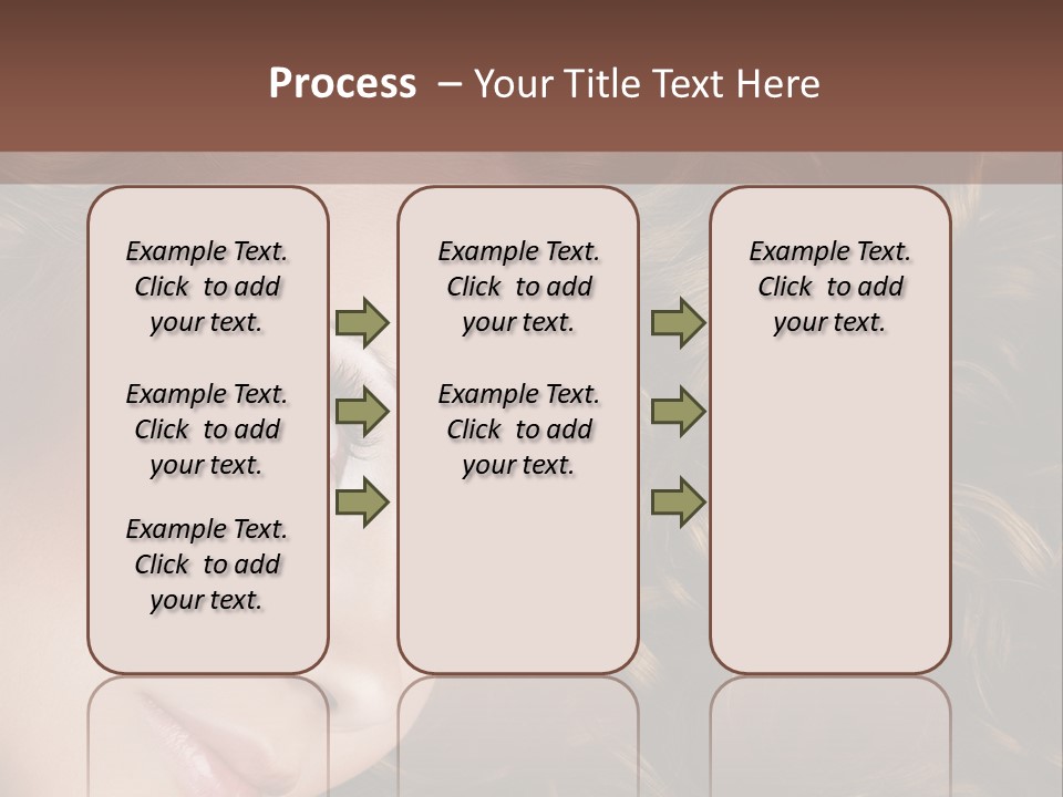 Brown Eyes Long PowerPoint Template