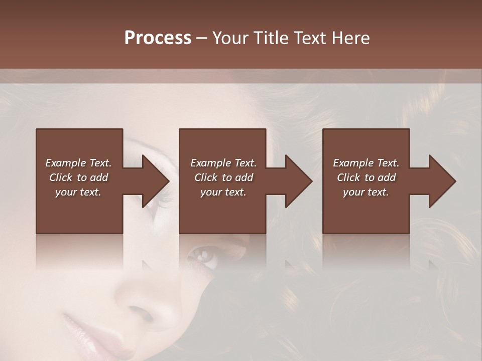 Brown Eyes Long PowerPoint Template