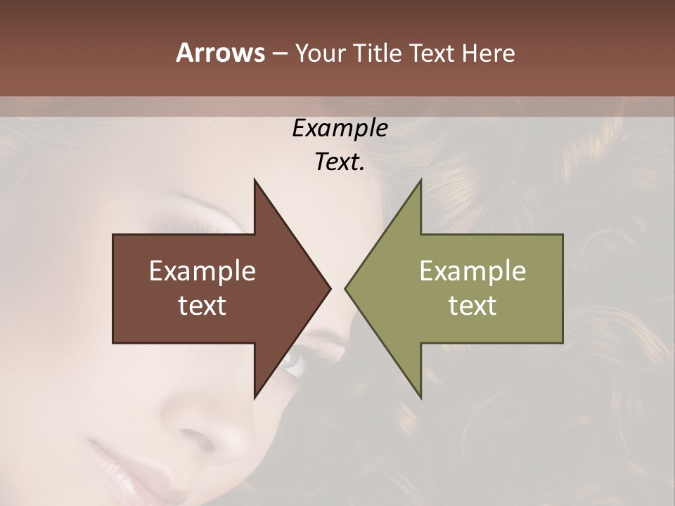 Brown Eyes Long PowerPoint Template