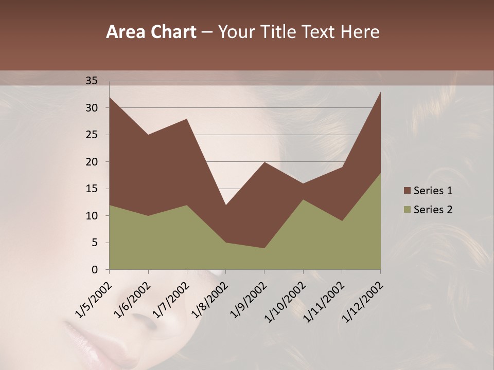 Brown Eyes Long PowerPoint Template