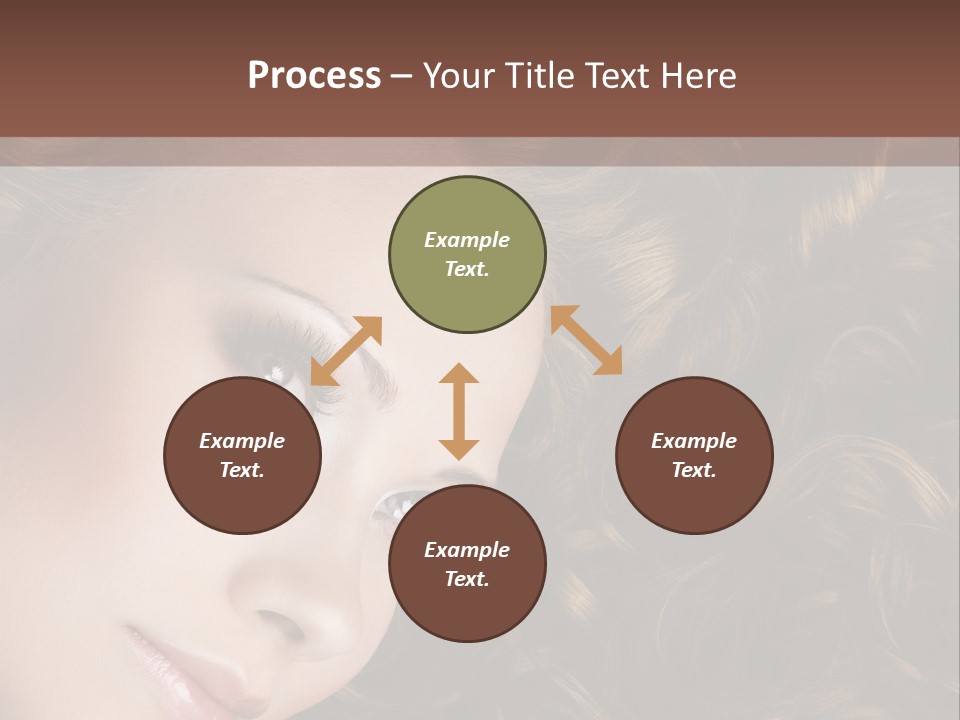 Brown Eyes Long PowerPoint Template