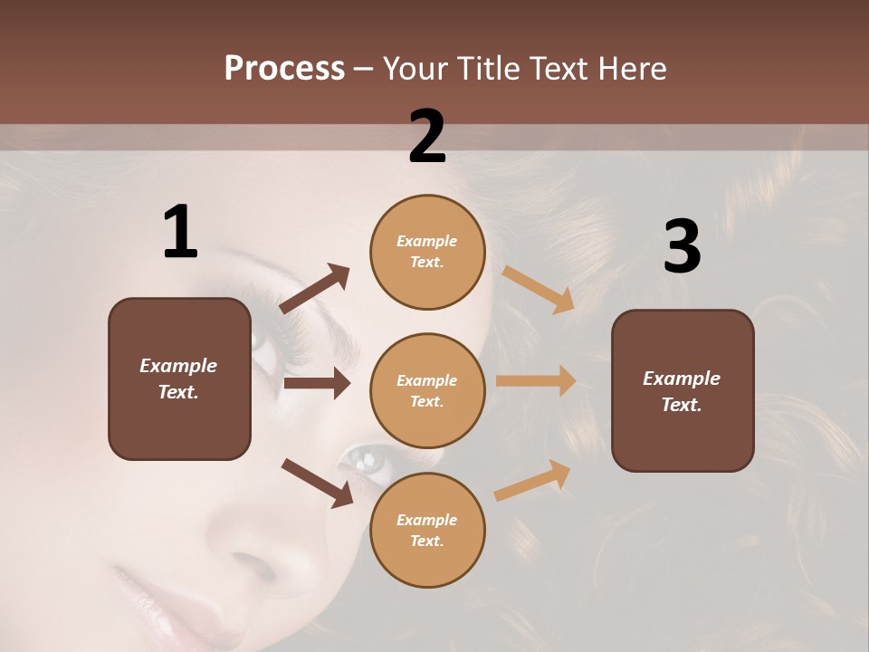 Brown Eyes Long PowerPoint Template