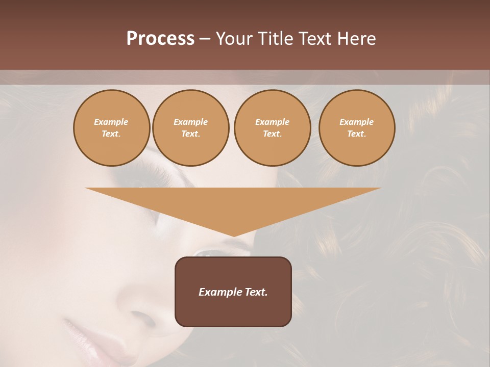 Brown Eyes Long PowerPoint Template