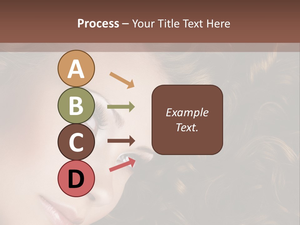 Brown Eyes Long PowerPoint Template