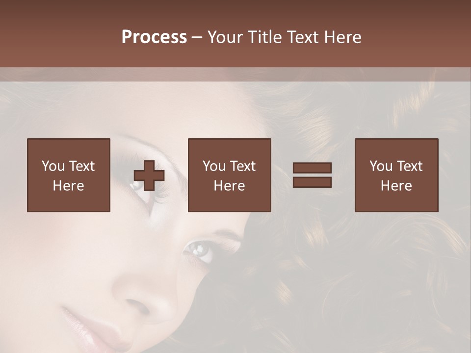 Brown Eyes Long PowerPoint Template