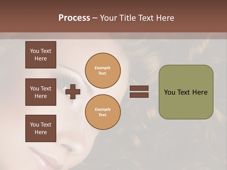 Brown Eyes Long PowerPoint Template