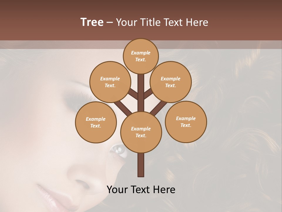 Brown Eyes Long PowerPoint Template