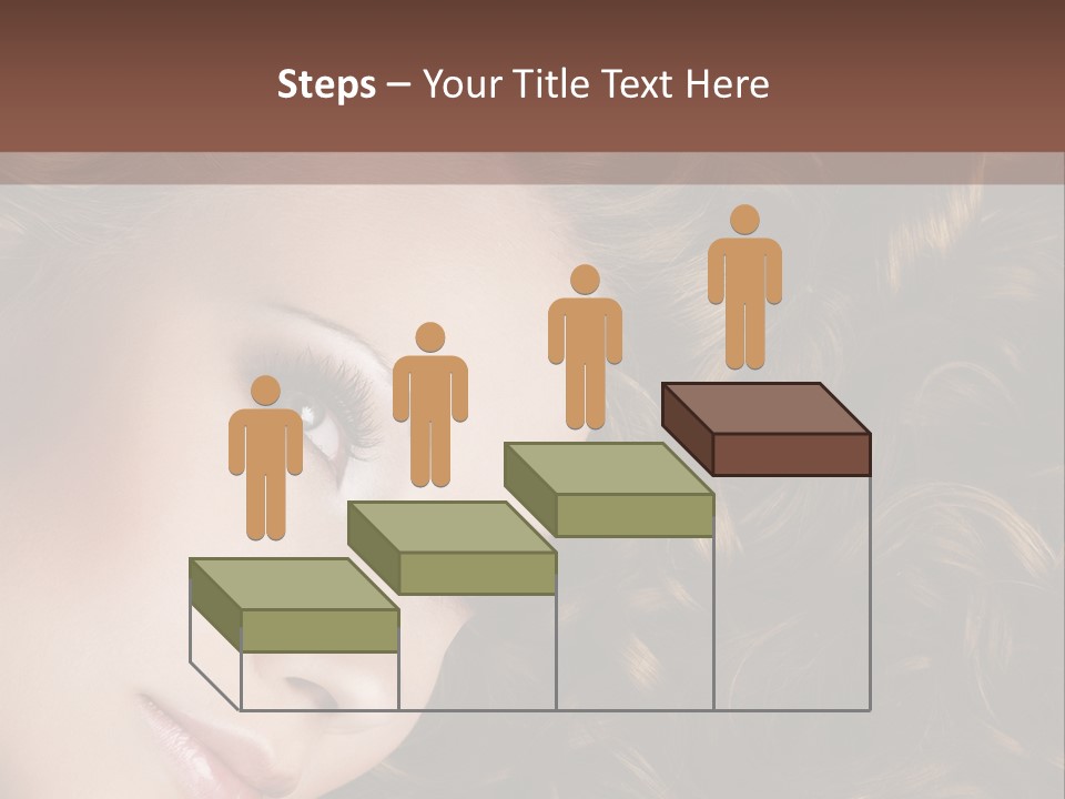 Brown Eyes Long PowerPoint Template