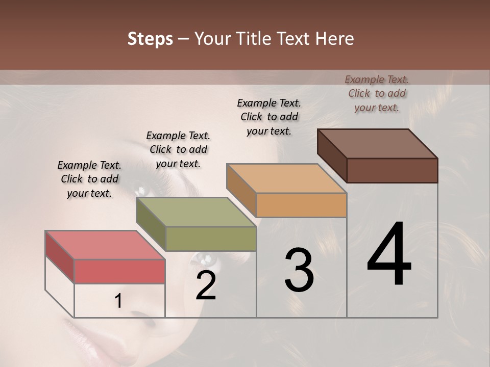 Brown Eyes Long PowerPoint Template