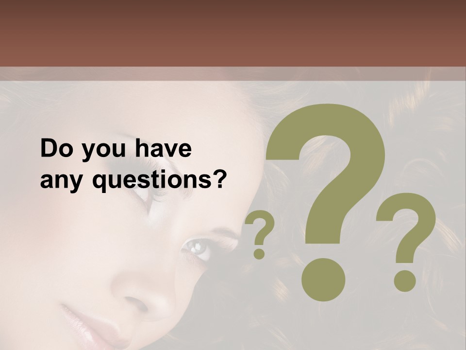 Brown Eyes Long PowerPoint Template