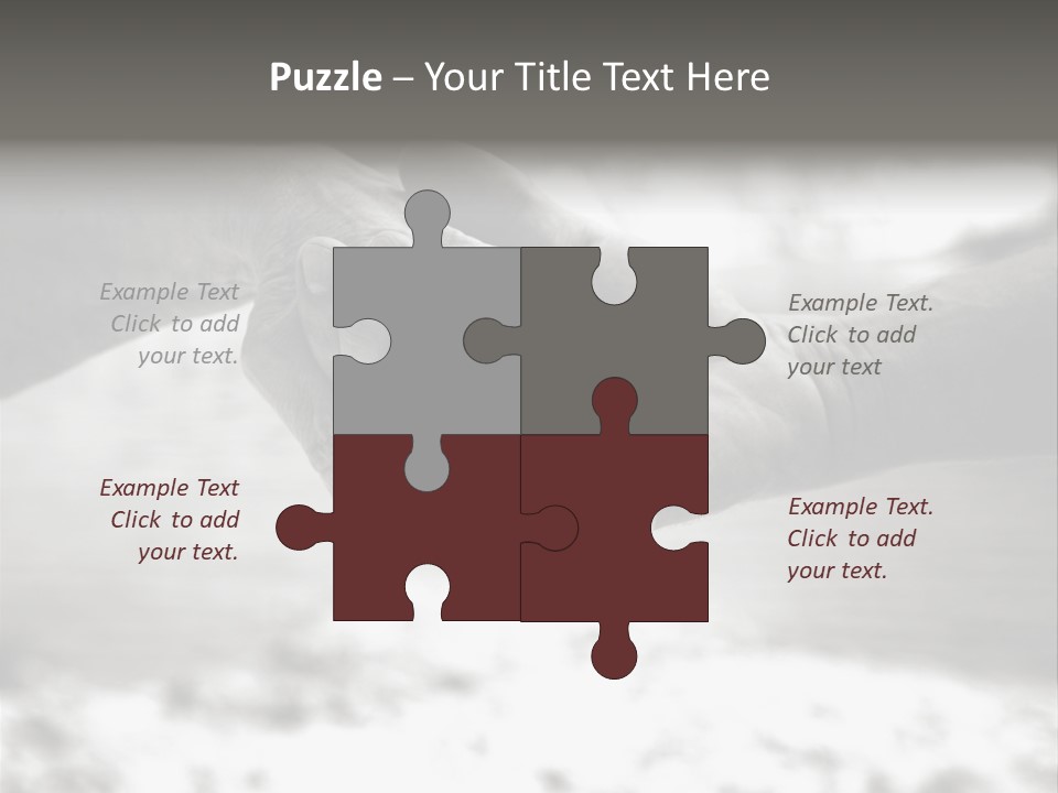 Walk Wrinkled Person PowerPoint Template