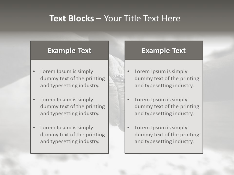 Walk Wrinkled Person PowerPoint Template