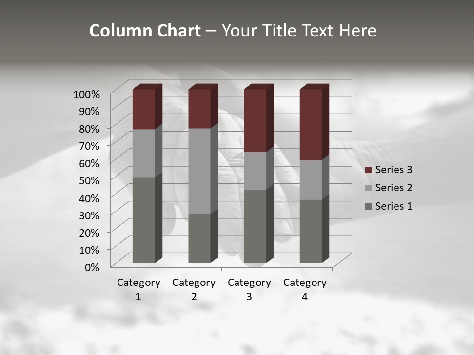 Walk Wrinkled Person PowerPoint Template