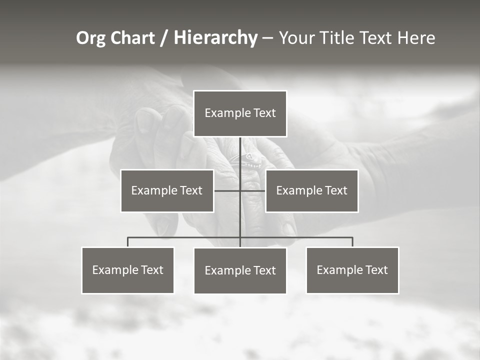 Walk Wrinkled Person PowerPoint Template