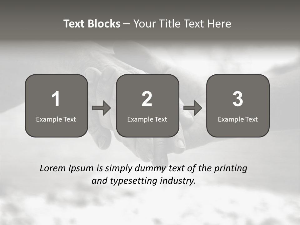 Walk Wrinkled Person PowerPoint Template